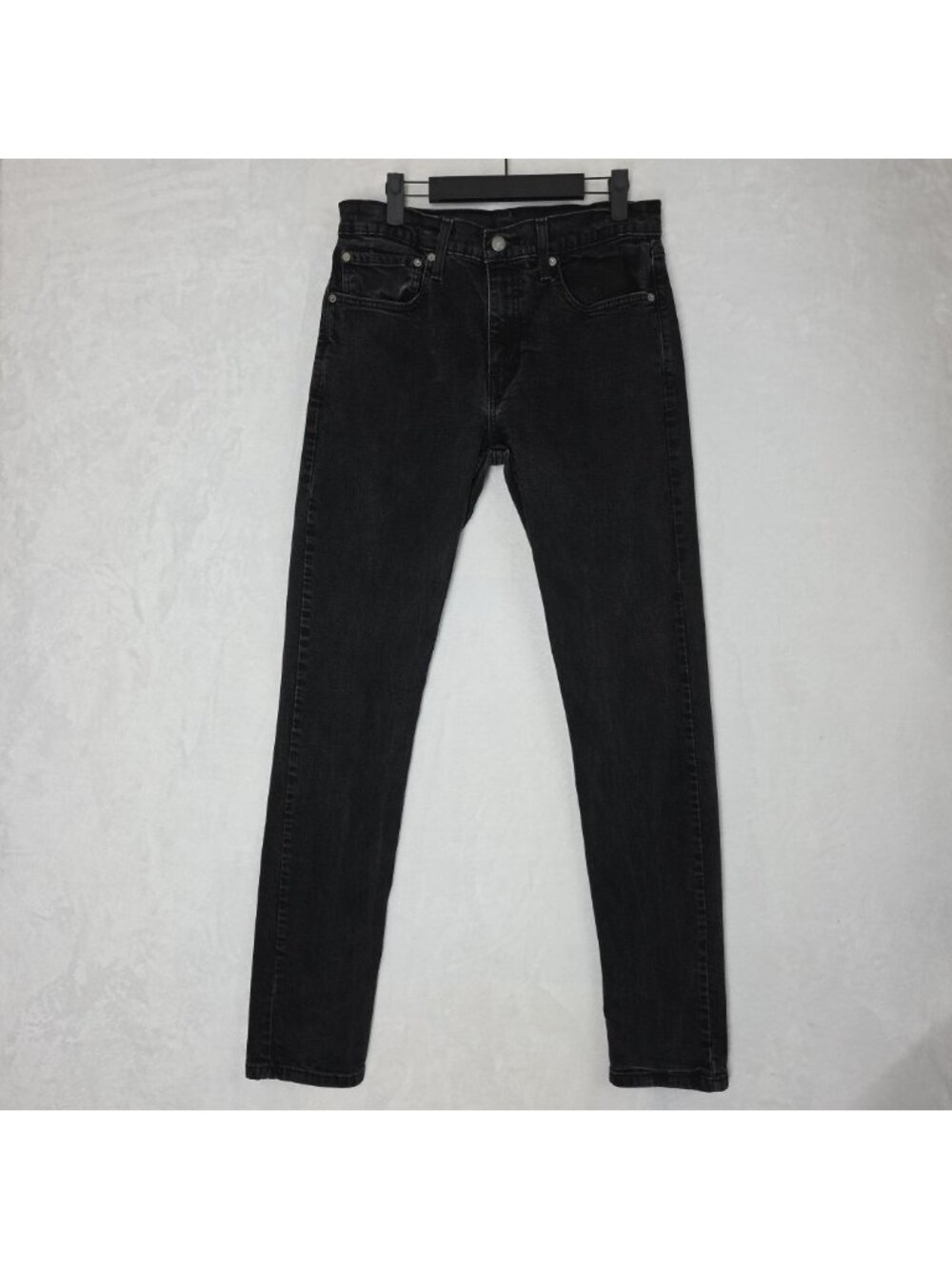 Levis 512 Men’s Slim Tapered Black Jeans Denim Size 34x34 (31.5x31.5) Read